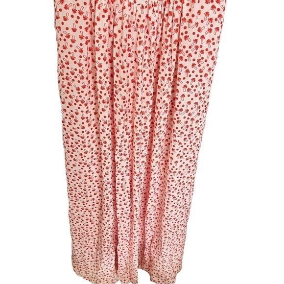 AlexaChung Red Beige Alice Shroom Tea Dress NWT US 8 - Picture 5 of 15